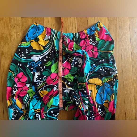 70s Vintage Bali Swim Two Piece Hawaiian Funky Pant Set - Picture 9 of 12